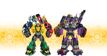 Ultra Bee and Menasor