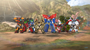 Bee Team and Optimus' All-Stars