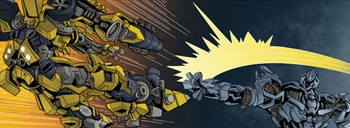 Let's give a big hand to the Autobots, Earth's last hope!