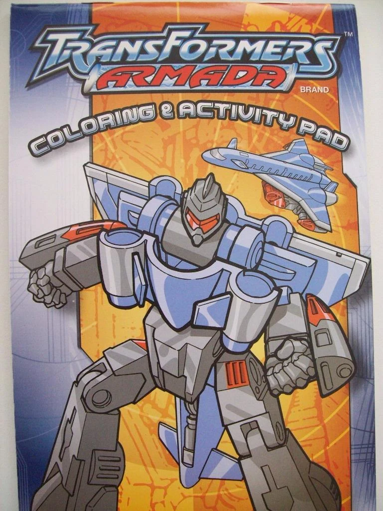Transformers Armada Coloring & Activity Pad (Ранвей) | Transformers ...