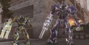 Rise of the Dark Spark Bumblebee and Optimus Prime