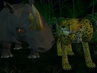 Beast Wars Rhinox and Cheetor Beast Mode