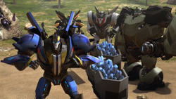 Smokescreen joinnig the Wreckers