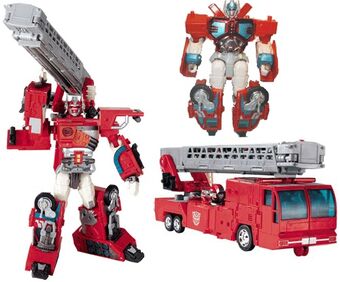 fire truck transformer toy