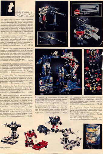 transformers toy catalog