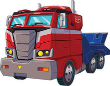 Optimus Prime Alt Mode Cyberverse