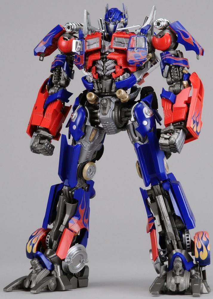 transformers 3 optimus prime toy with trailer