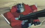 Scramble City Optimus Prime with Gun
