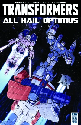 The Transformers 55 Cover