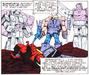 Crater Critters 2 Astrotrain Blitzwing and Octane Tell Blaster about Scraplets