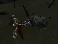 Beast Wars Rattrap and Rhinox Catch Terrorsaur