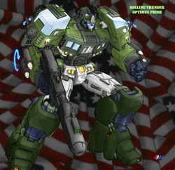 Art from one of the early (unproduced) concepts for the third G.I. Joe vs. the Transformers series.