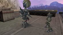 Transformers The Game PSP Hound and Trailbreaker Near the Antenna