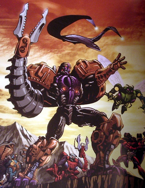 Hasbro Transformers Beast Machines Evil Vehicon Megatron Dragon