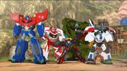 Optimus Prime And His All Stars Team