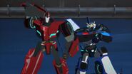 More than meets the eye Sideswipe and Strongarm backup