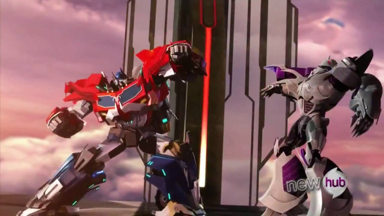 transformers prime beast hunters ultra magnus vs megatron