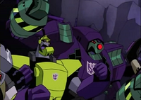 Mix, Scrapper, Blitzwing and Lugnut