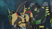 Grimlock with Bumblebee