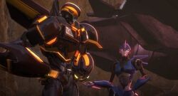 Bumblebee and Arcee