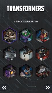 Transformers Official App Decepticon Avatars