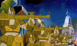 Early Decepticons attack