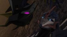 Predatory screenshot Airachnid with Arcee