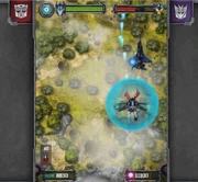 Decepticon Strike Optimus Fights Dreadwing