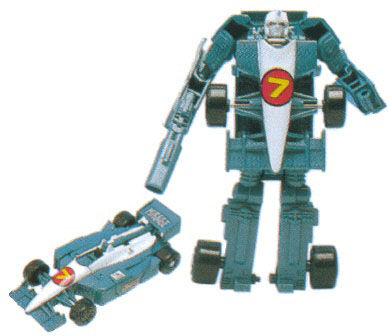 Pay no attention to the Formula 1 race car, he's a spy. G1 Mirage!