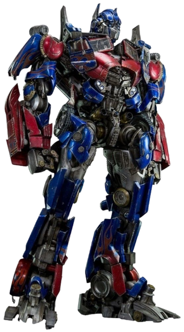 Transformers Bumbblebee e Optimus Prime personagens para Centro