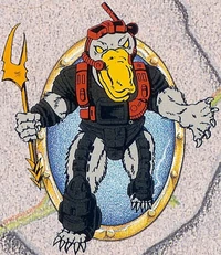 The duck-billed platypus has feet like a duck, but it's furry.