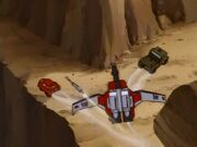 More than Meets the Eye Part 1 Laserbeak Uses Flying Gun Against Hound and Cliffjumper