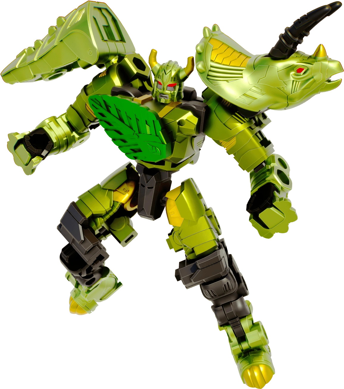 Transformers WKB-04 Energy Beast Leafback: Giocattolo Triceratopo Robot Da Wild King, Convertibile E Combinabile - 3