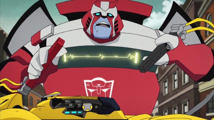 Transformers animated best sale transwarped