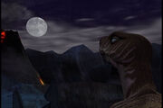 Dinobot sees moon