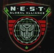 N.E.S.T. Insignia on some Autobots' ,who join N.E.S.T., toys.