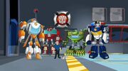 Rescue Bots Under Pressure Emblem in the Bunker