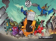 How to Ride a Dinobot Everyone Charges into a Battle