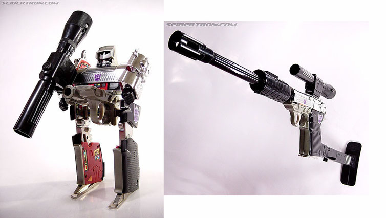 transformers g1 megatron gun