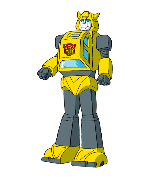 transformers cartoon characters bumblebee