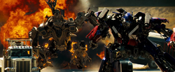 Optimus and Bonecrusher