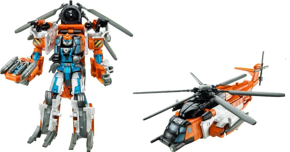 TRANSFORMERS MOVIE 2008 ALLSPARK POWER EVAC RESCUE HELICOPTER ACTION