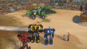 Robots in Disguise Episode 7 Grimlock as a Truck