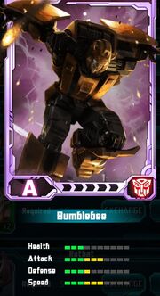 Transformers Rising Bumblebee Card