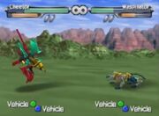 Beast Wars Transmetals Cheetor VS Waspinator