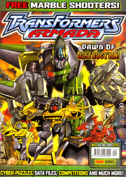 Panini Armada issue 9 Teletraan I The Transformers Wiki Fandom