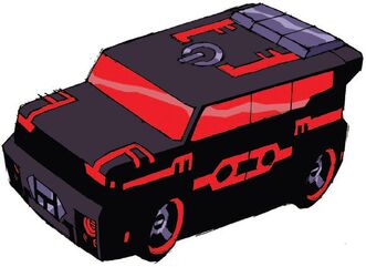 Transformers Animated Soundwave Avatar 2 car