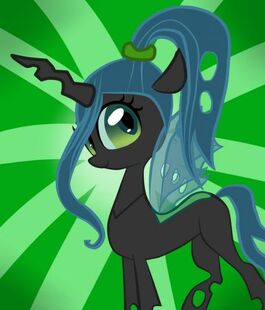 Chrysalis with a ponytale