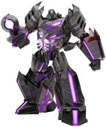 Megatron's reformatted Robot Mode.