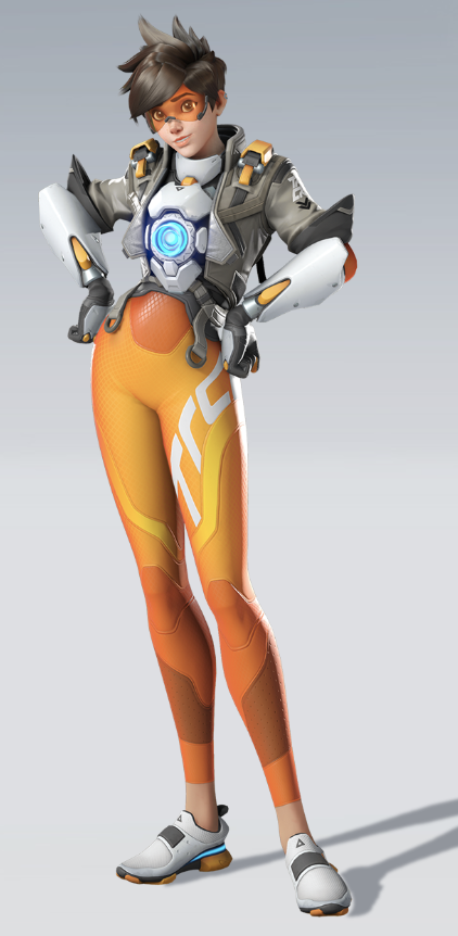 Lexica - Tracer from Overwatch at sixty years of age